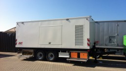 500-650 kVA Energieversorger fahrbar Tandem-Fahrgestell