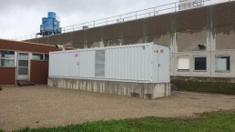 1000 kVA Montage 40Fuß Container