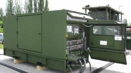 50 kVA Bundeswehr Stromaggregat mit VSCF Technologie